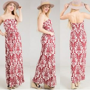Strapless Maxi Dress